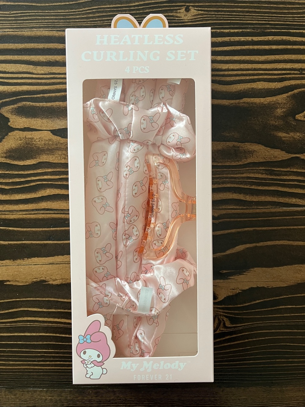Forever 21 My Melody Heatless Curling Set - Pink